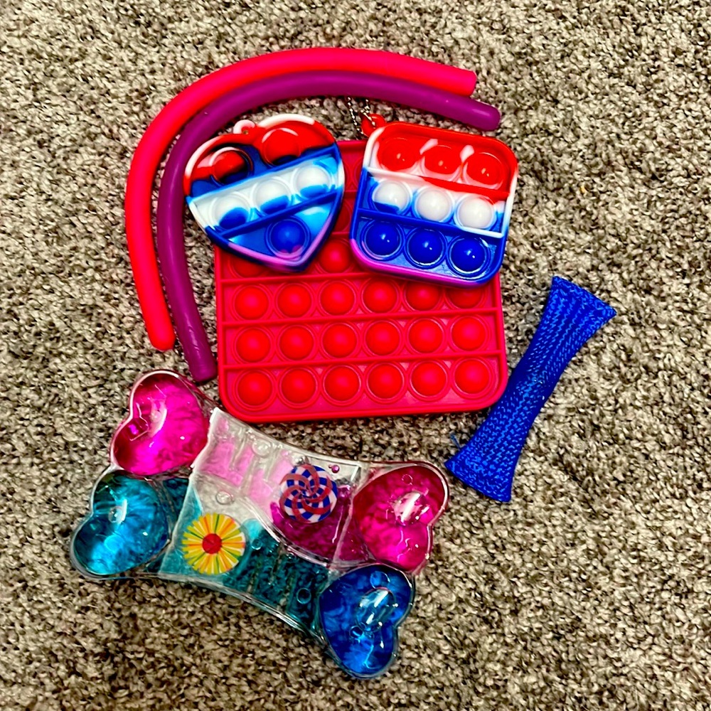 Bright Color Fidget Set